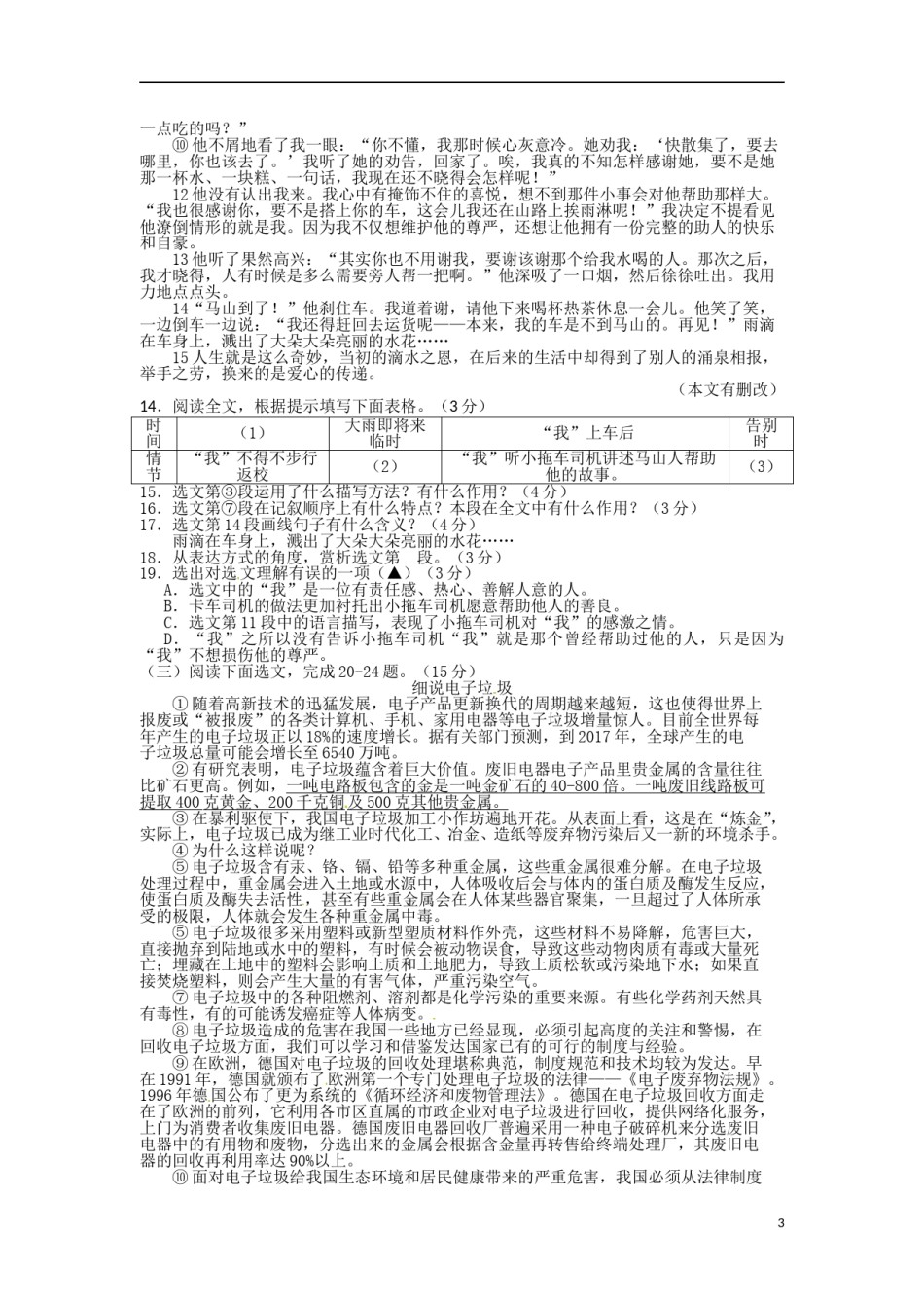 辽宁省葫芦岛市2015年中考语文真题试题（含答案）.doc_第3页