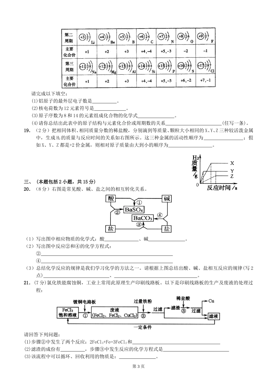 2008年广东省中考化学试题及答案.doc_第3页